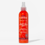 اسپری احیا کننده موی فر کنتو (فری سولفات شی باتر) Cantu Shea Butter Coconut Oil Shine And Hold Mist