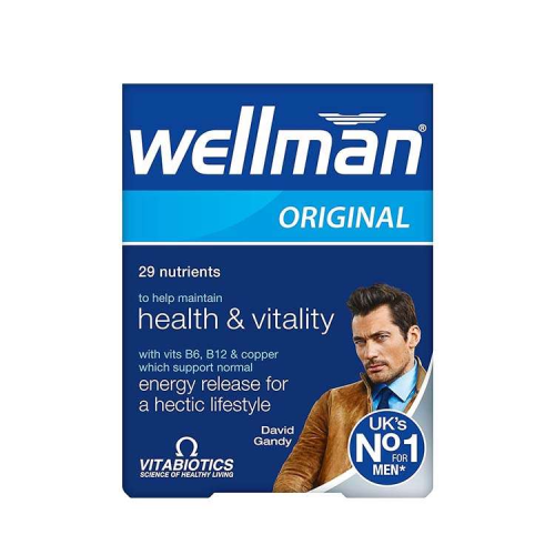 Vitabiotics-WellMan-Original-1 قرص مولتی ویتامین آقایان ول من اورجینال ویتابیوتیکس | wellman original - تصویر 1